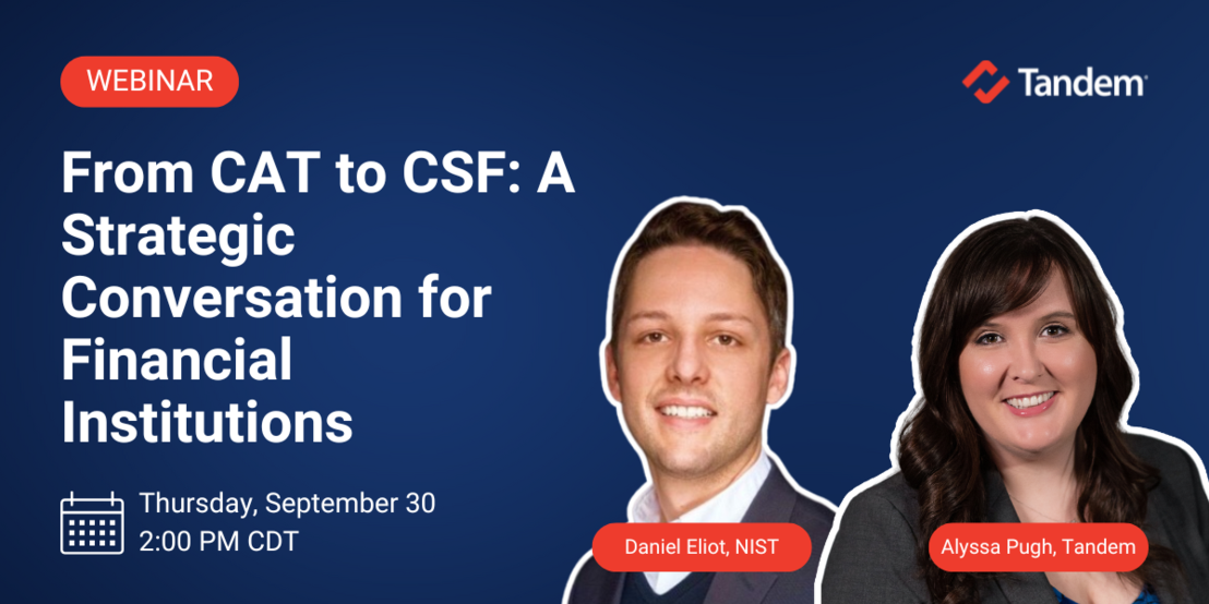 From CAT to CSF: A Strategic Conversation for Financial Institutions